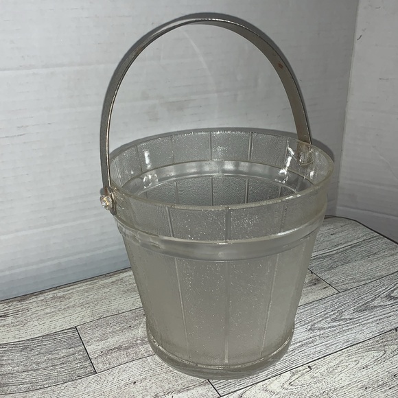 Vintage Anchor Hocking Glass Ice Bucket - Picture 2 of 7